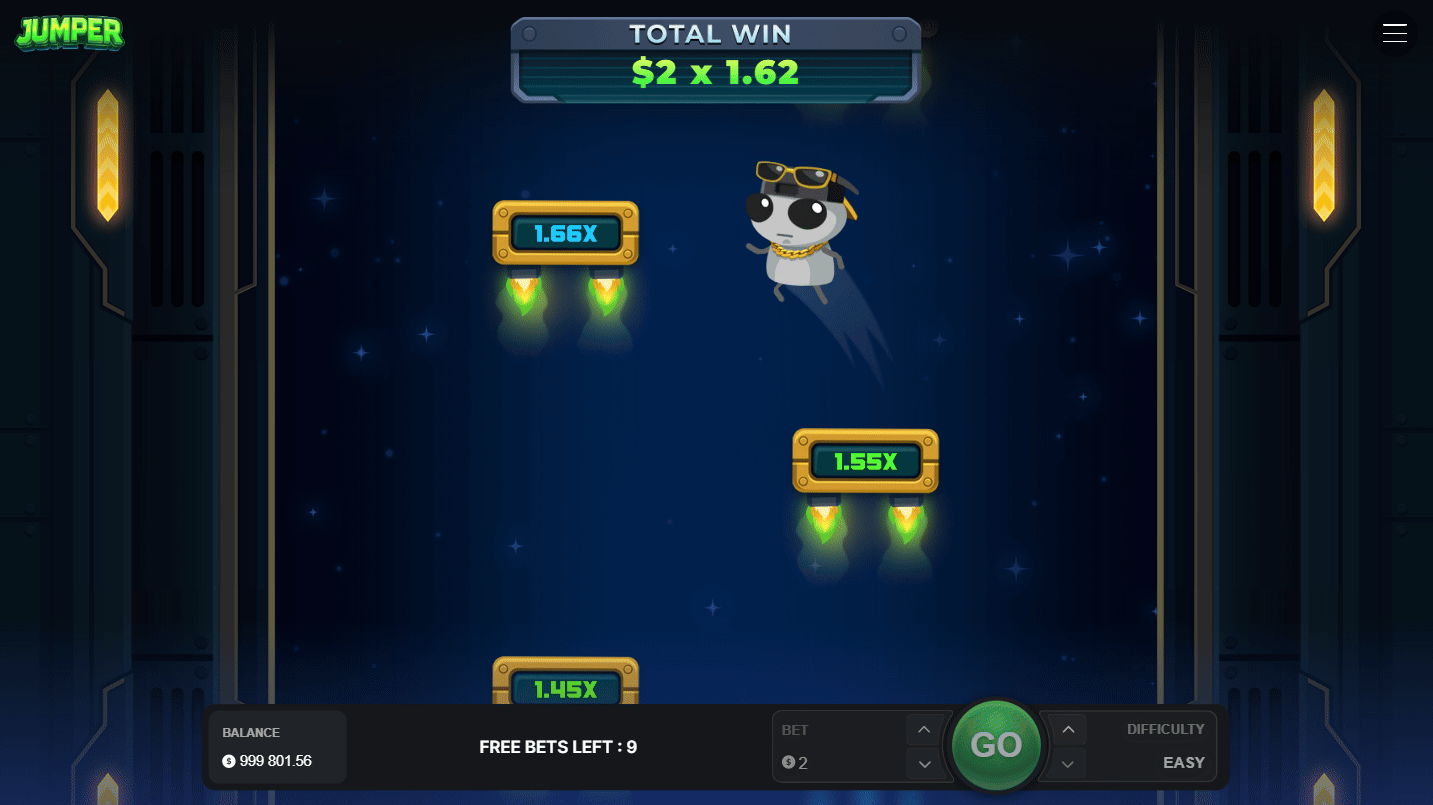 Основная информация о слоте Jumper